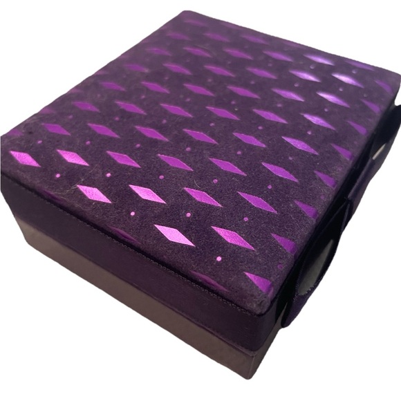 NWT Diamond Mystique Platinum over Sterling CZ Round Hoop Earrings in box - Picture 3 of 7